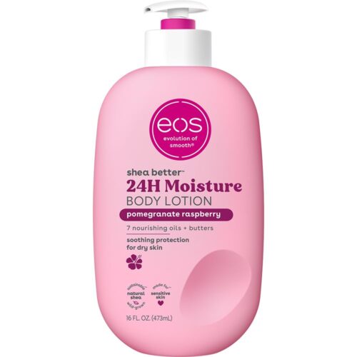 eos Shea Better Pomegranate Raspberry Lotion 16oz | 24H Moisture Vegan – store.byteboxglobal.com