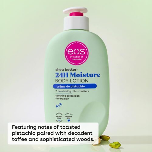 eos Shea Better Crème de Pistachio Body Lotion 16oz | 24H Moisture Vegan – store.byteboxglobal.com